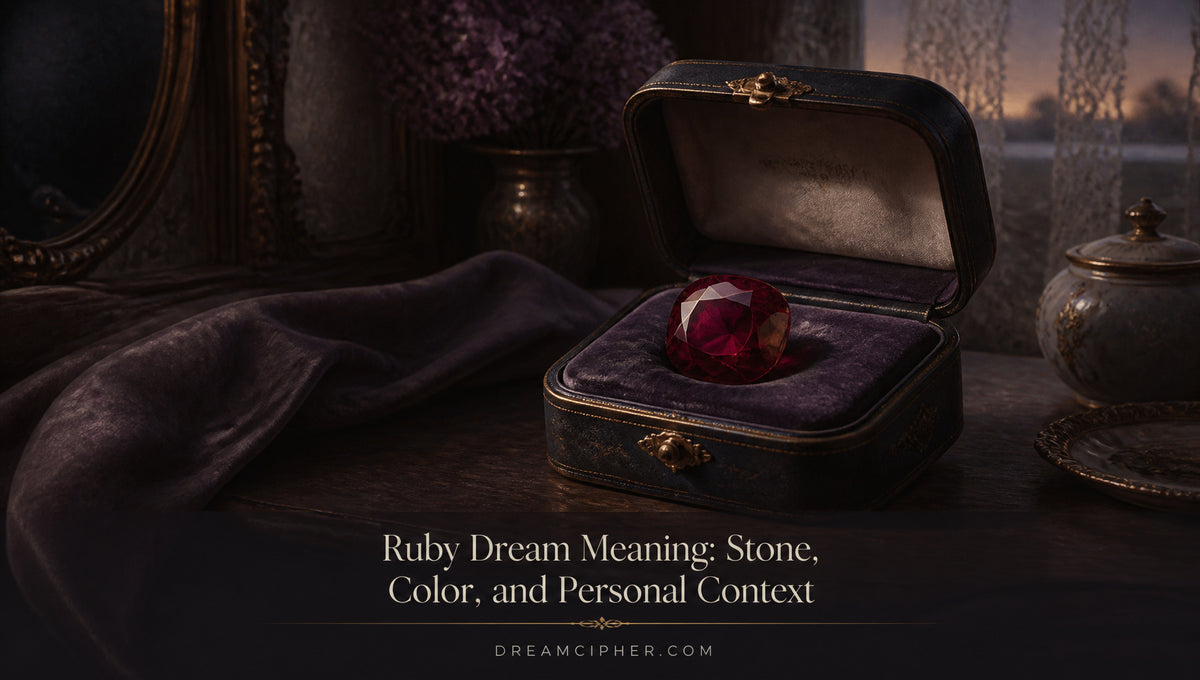 Ruby Dream Meaning: Stone, Color, and Personal Context