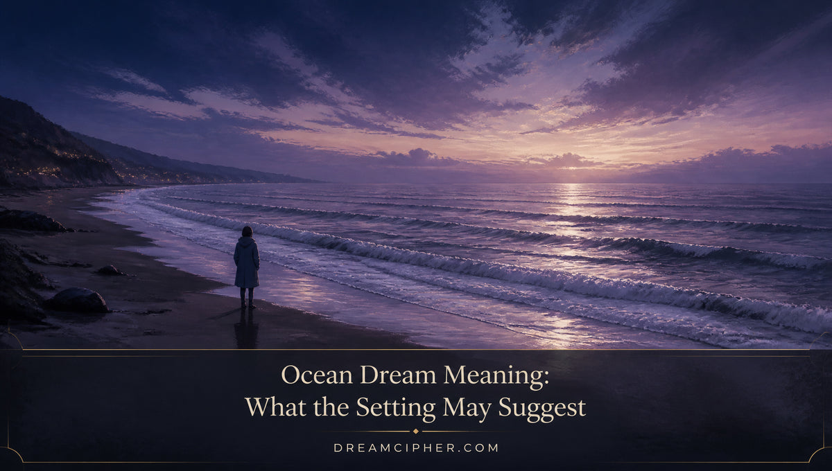Ocean Dream Meaning: What the Setting May Suggest