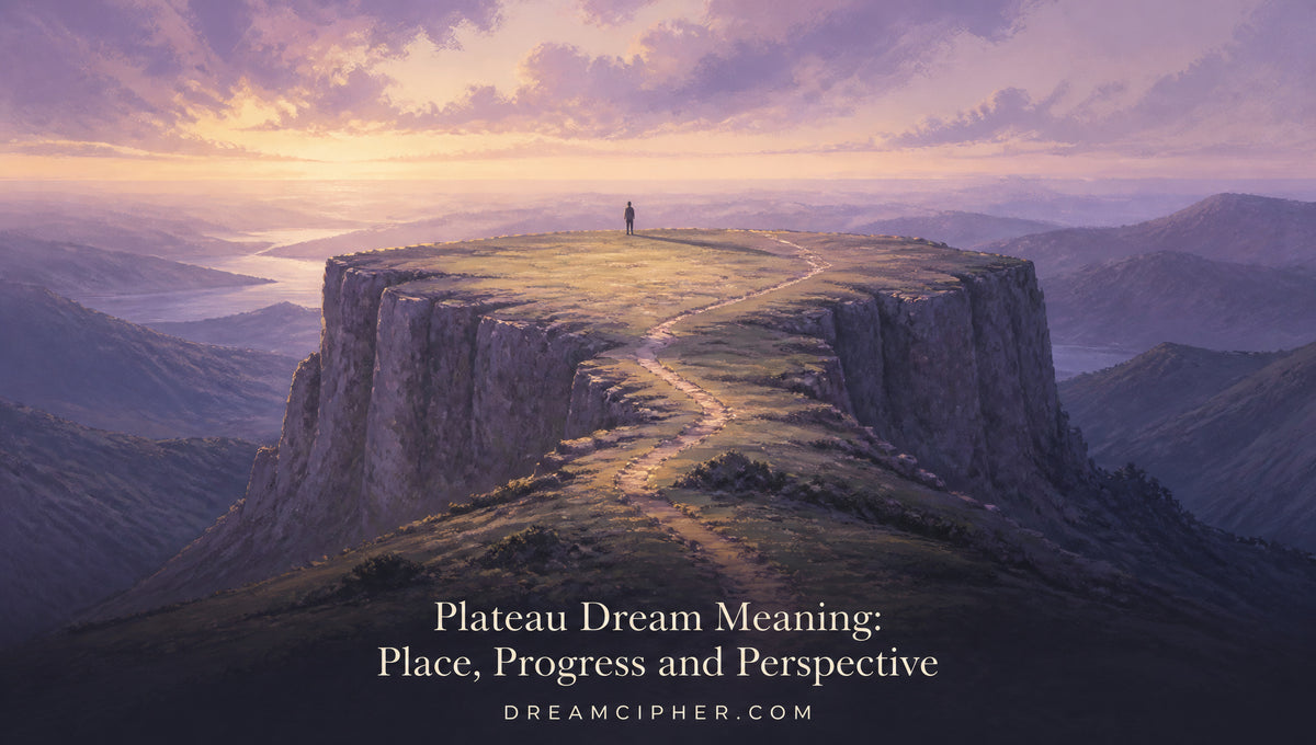 Plateau Dream Meaning: Place, Progress and Perspective