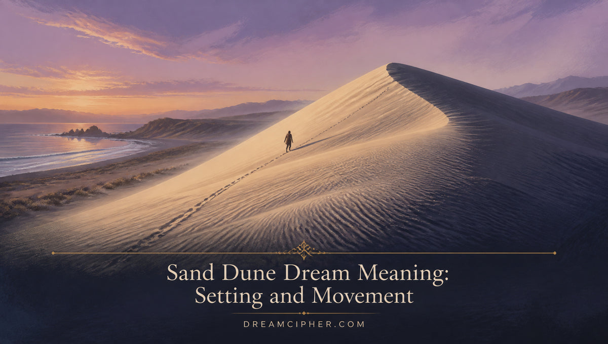Sand Dune Dream Meaning: Setting and Movement
