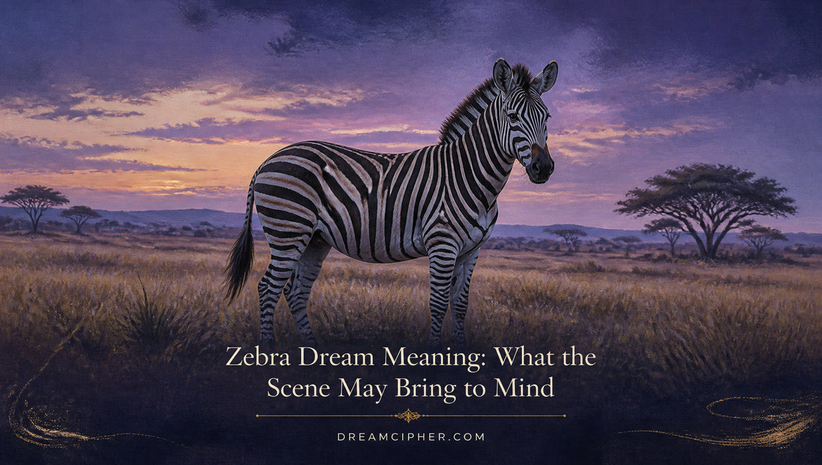 Zebra Dream Meaning: What the Scene May Bring to Mind