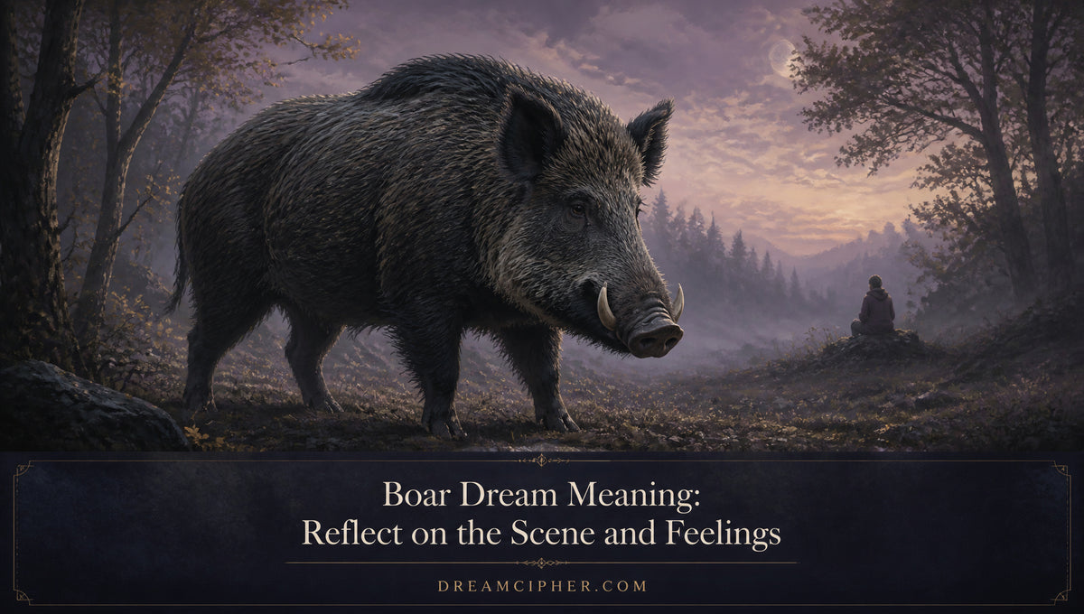 Boar Dream Meaning: Reflect on the Scene and Feelings