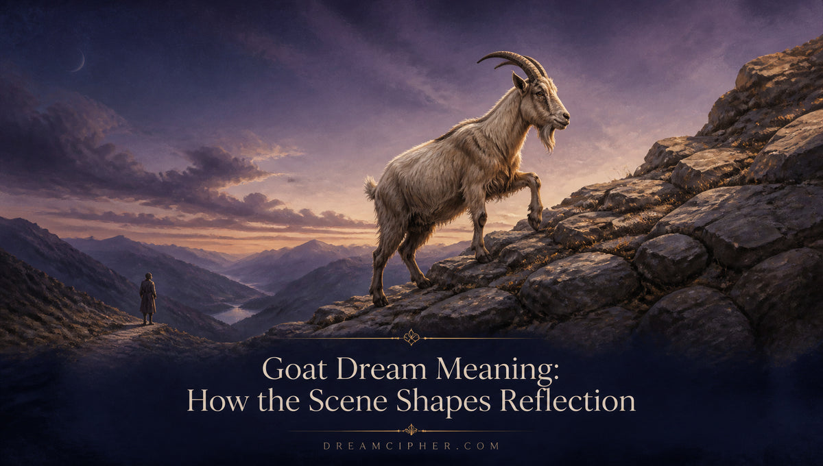 Goat Dream Meaning: How the Scene Shapes Reflection