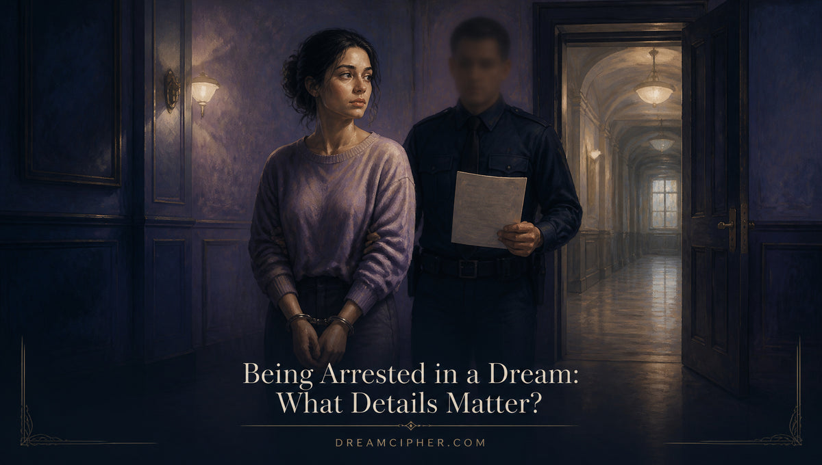 Being Arrested in a Dream: What Details Matter?