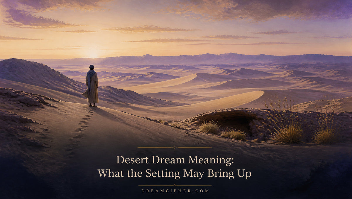 Desert Dream Meaning: What the Setting May Bring Up
