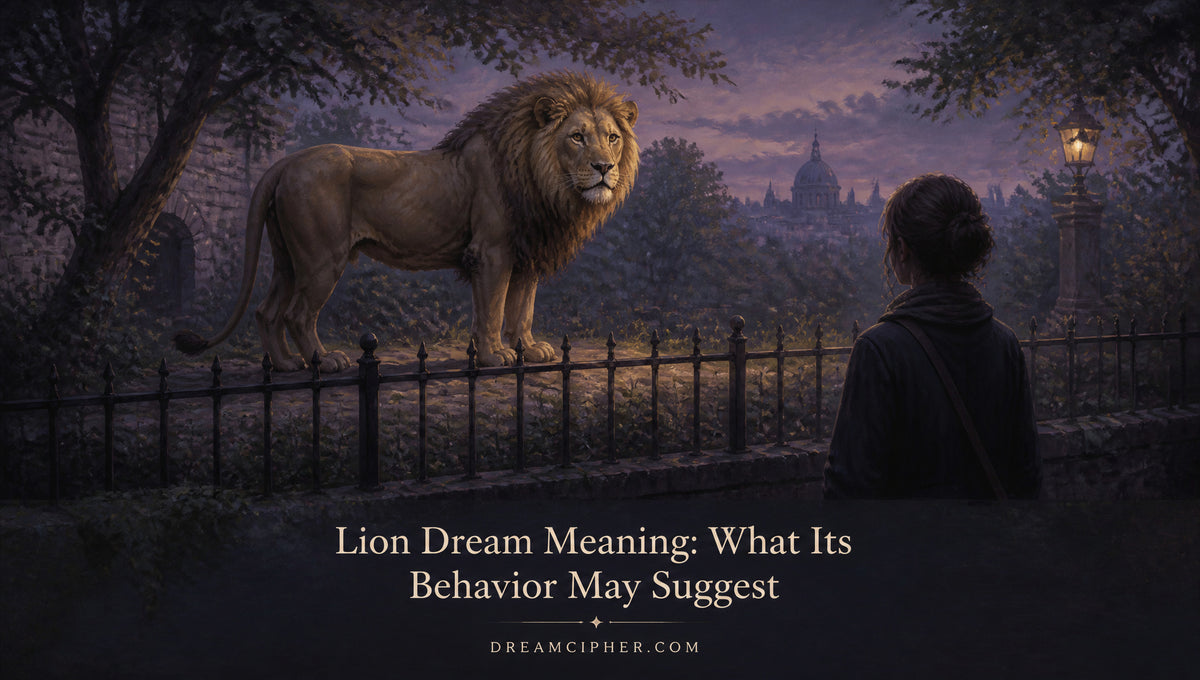 Lion Dream Meaning: What Its Behavior May Suggest