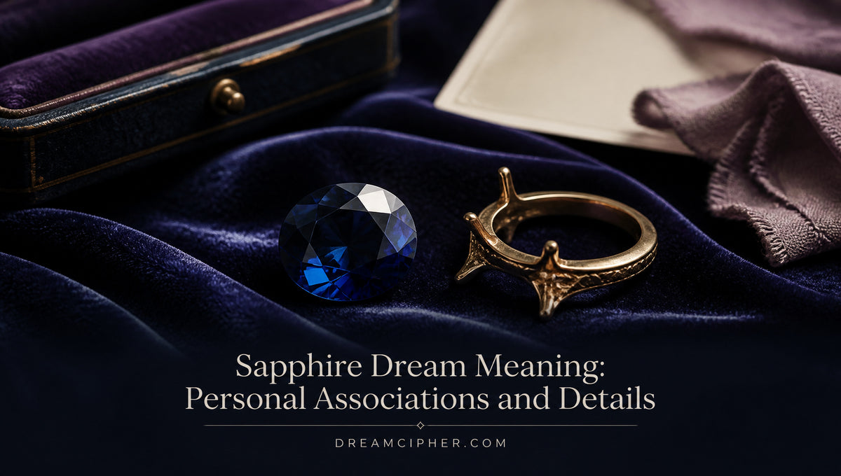 Sapphire Dream Meaning: Personal Associations and Details