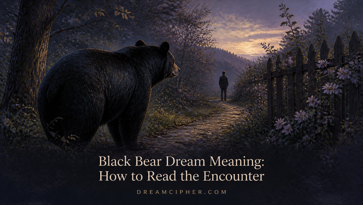 Black Bear Dream Meaning: How to Read the Encounter