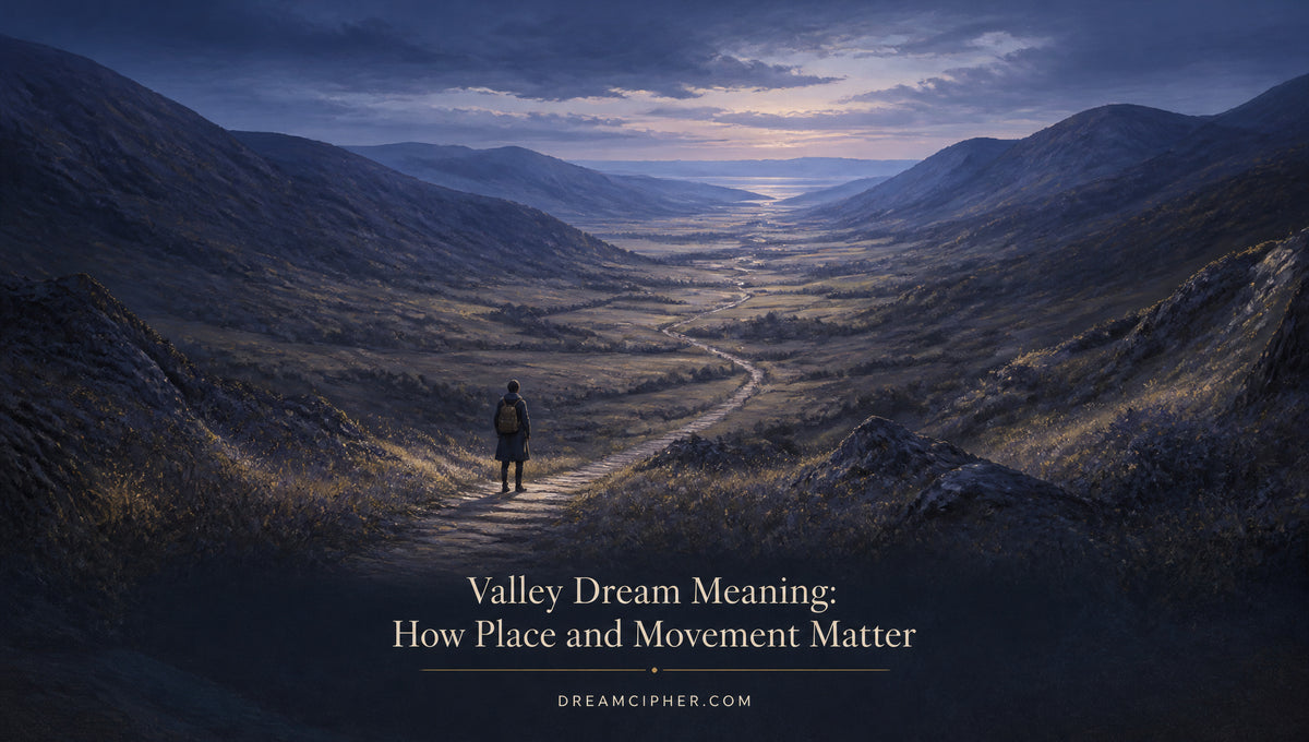 Valley Dream Meaning: How Place and Movement Matter