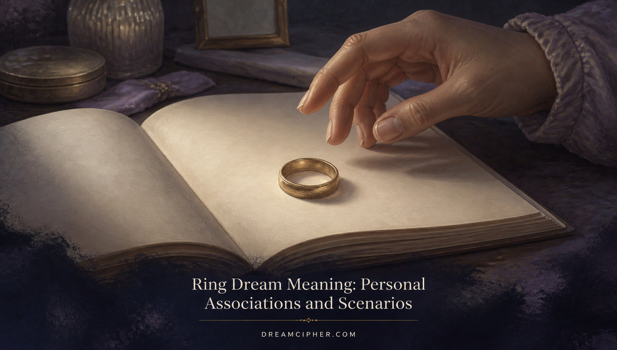 Ring Dream Meaning: Personal Associations and Scenarios
