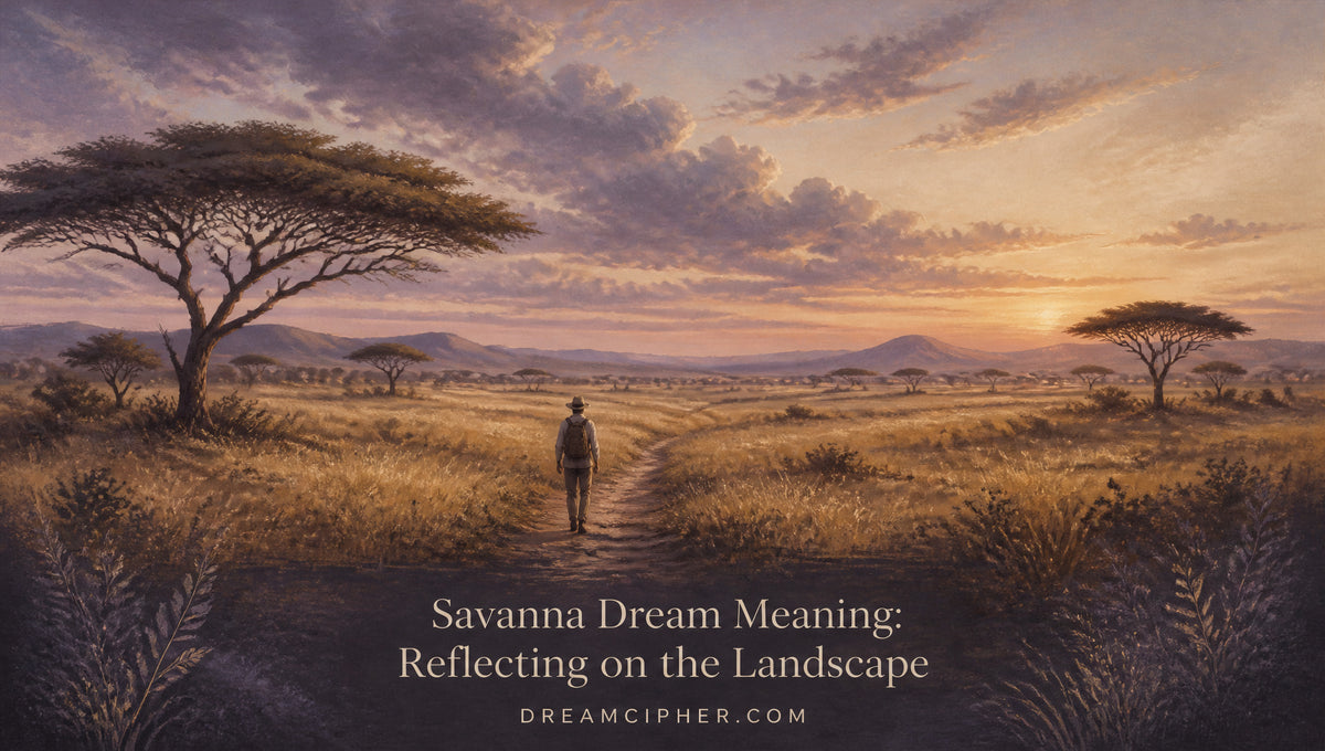 Savanna Dream Meaning: Reflecting on the Landscape