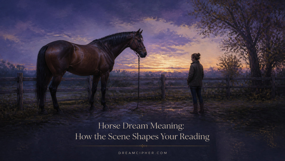 Horse Dream Meaning: How the Scene Shapes Your Reading