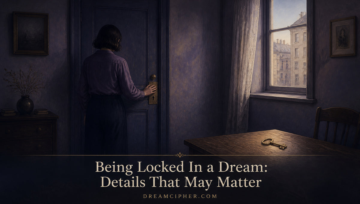 Being Locked In a Dream: Details That May Matter