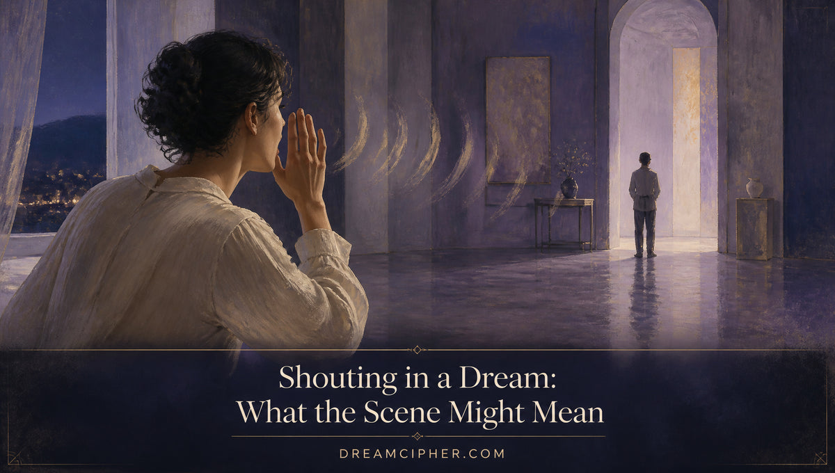 Shouting in a Dream: What the Scene Might Mean