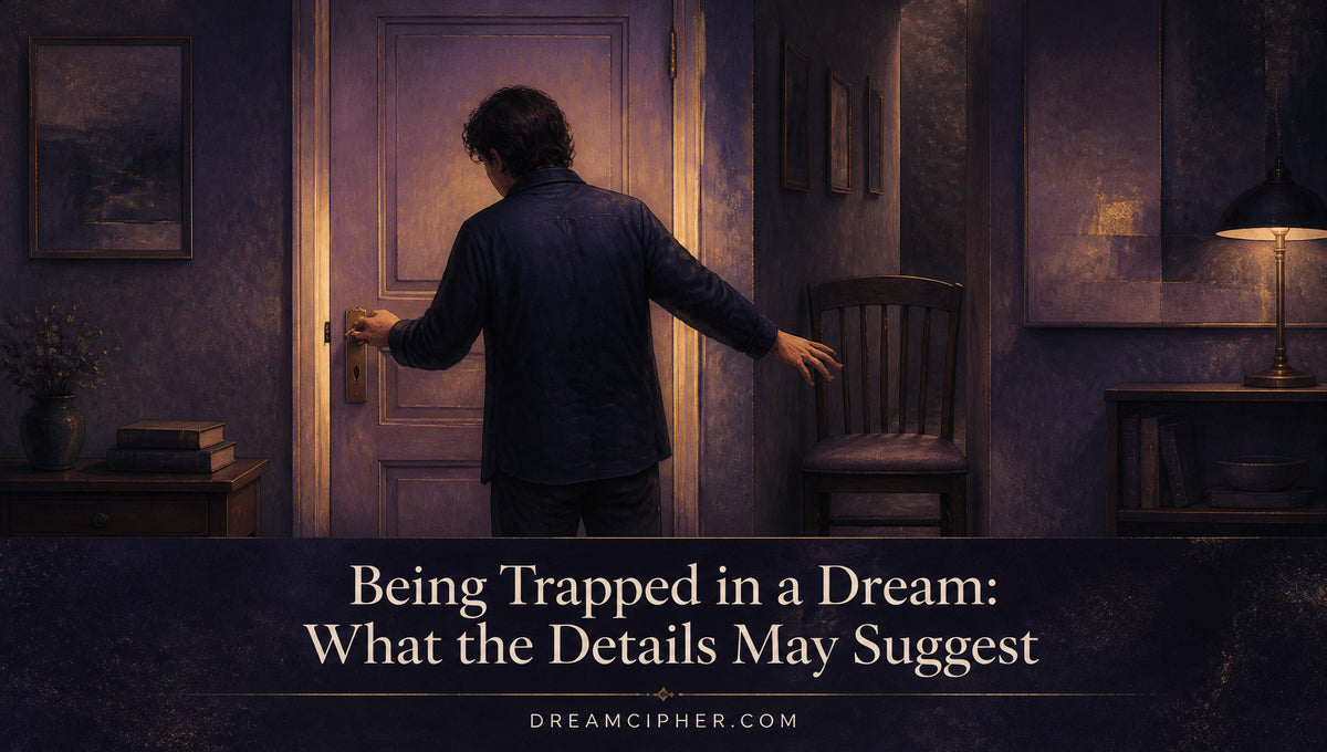 Being Trapped in a Dream: What the Details May Suggest