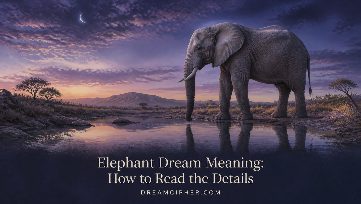 Elephant Dream Meaning: How to Read the Details