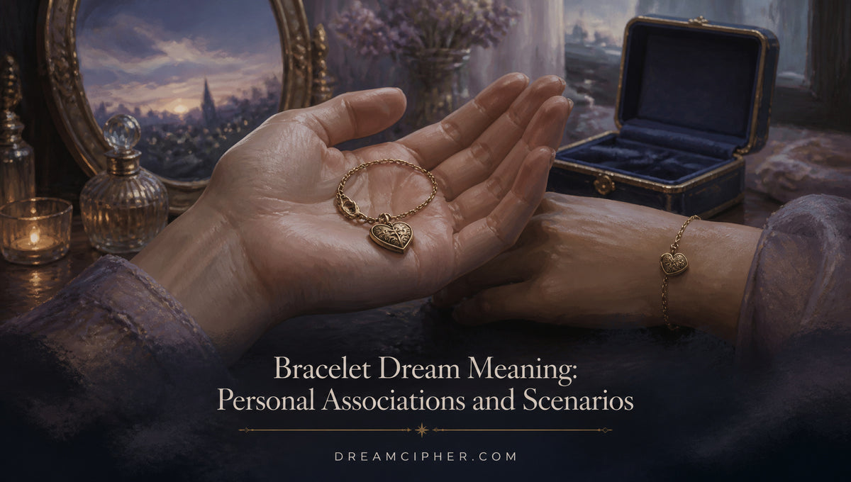 Bracelet Dream Meaning: Personal Associations and Scenarios