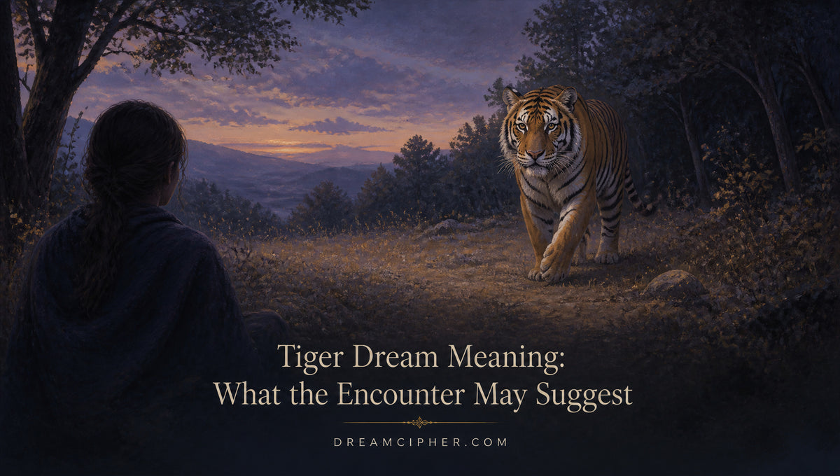 Tiger Dream Meaning: What the Encounter May Suggest