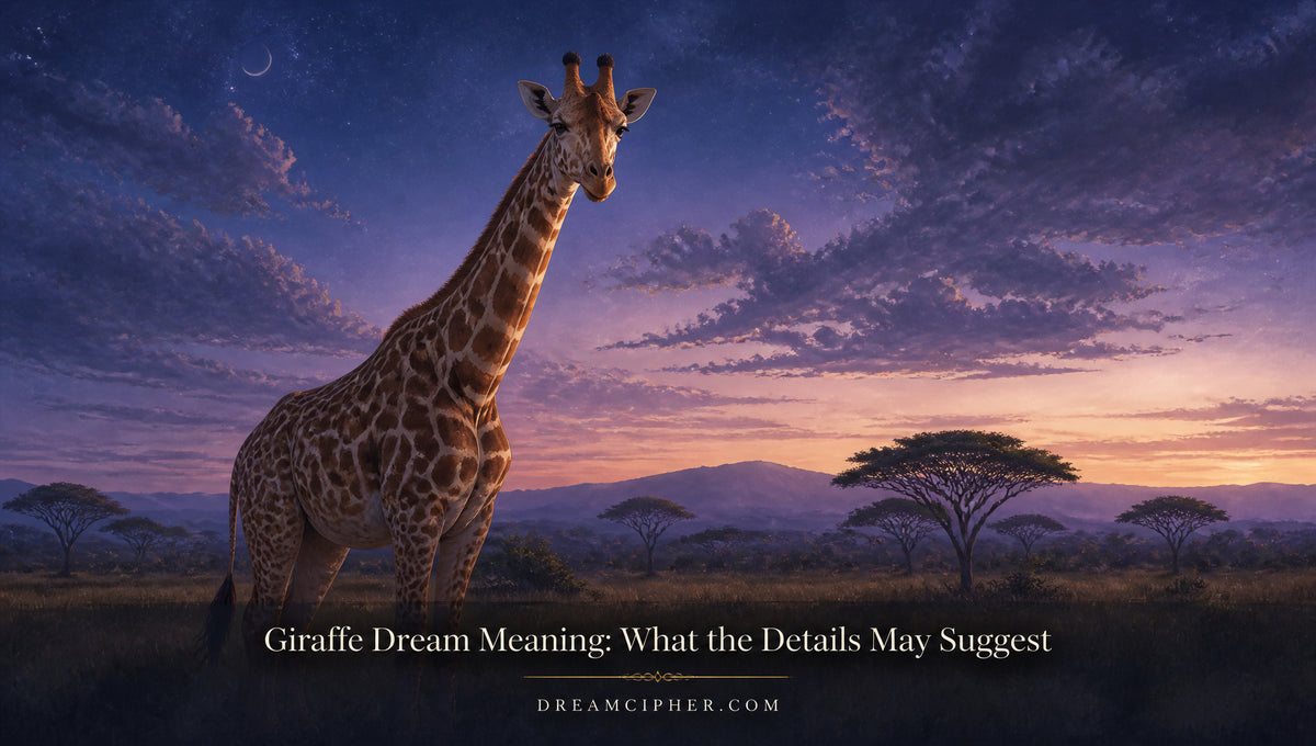 Giraffe Dream Meaning: What the Details May Suggest