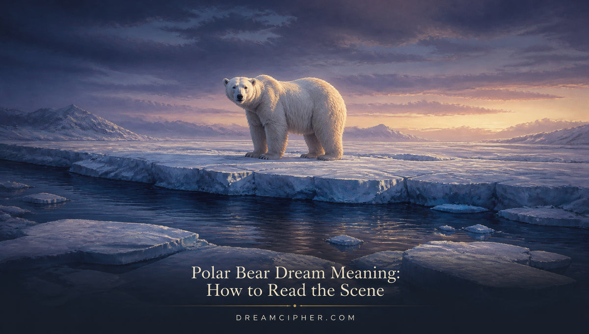Polar Bear Dream Meaning: How to Read the Scene