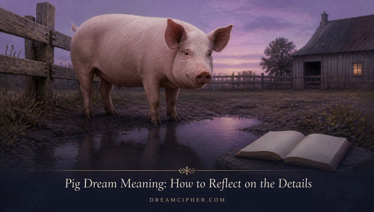 Pig Dream Meaning: How to Reflect on the Details