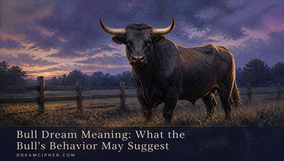 Bull Dream Meaning: What the Bull’s Behavior May Suggest