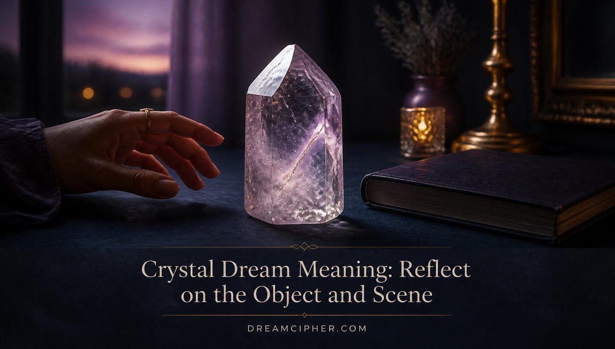 Crystal Dream Meaning: Reflect on the Object and Scene