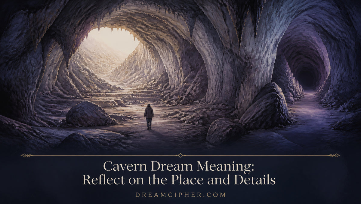 Cavern Dream Meaning: Reflect on the Place and Details