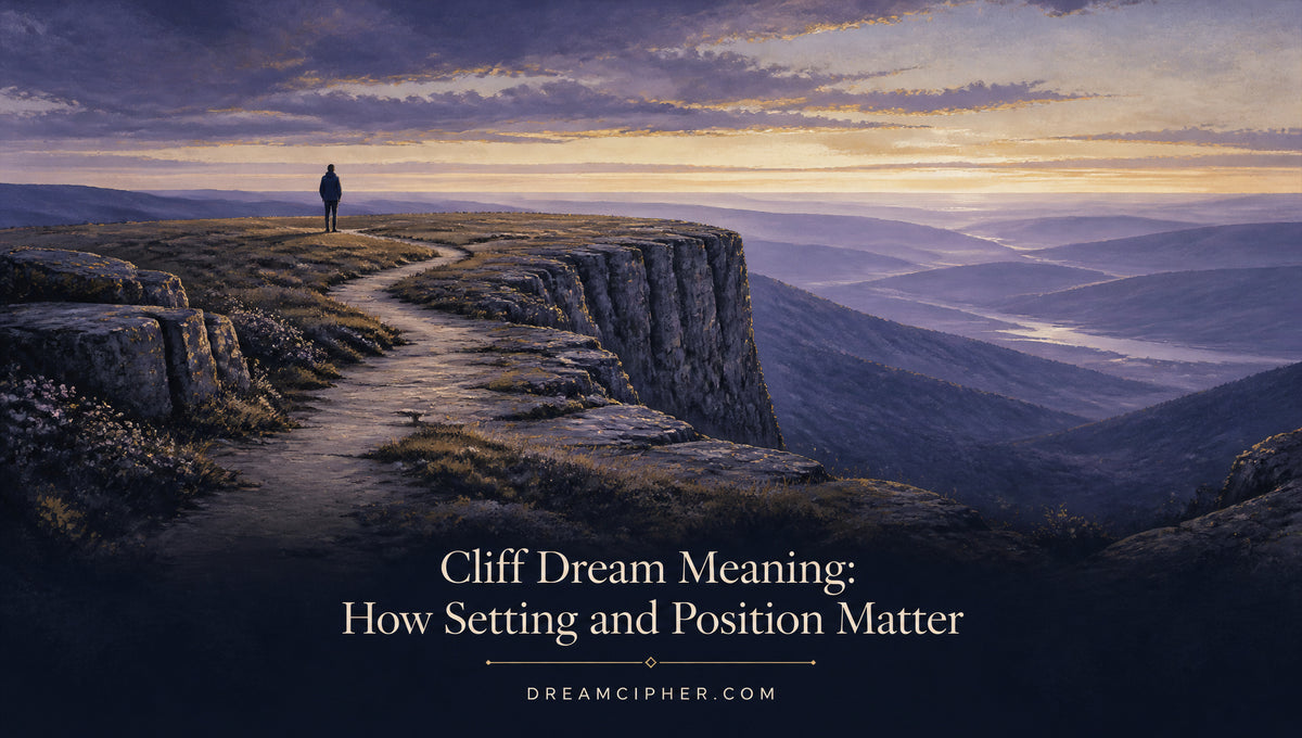 Cliff Dream Meaning: How Setting and Position Matter