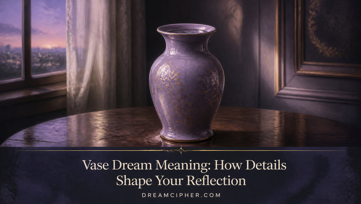 Vase Dream Meaning: How Details Shape Your Reflection