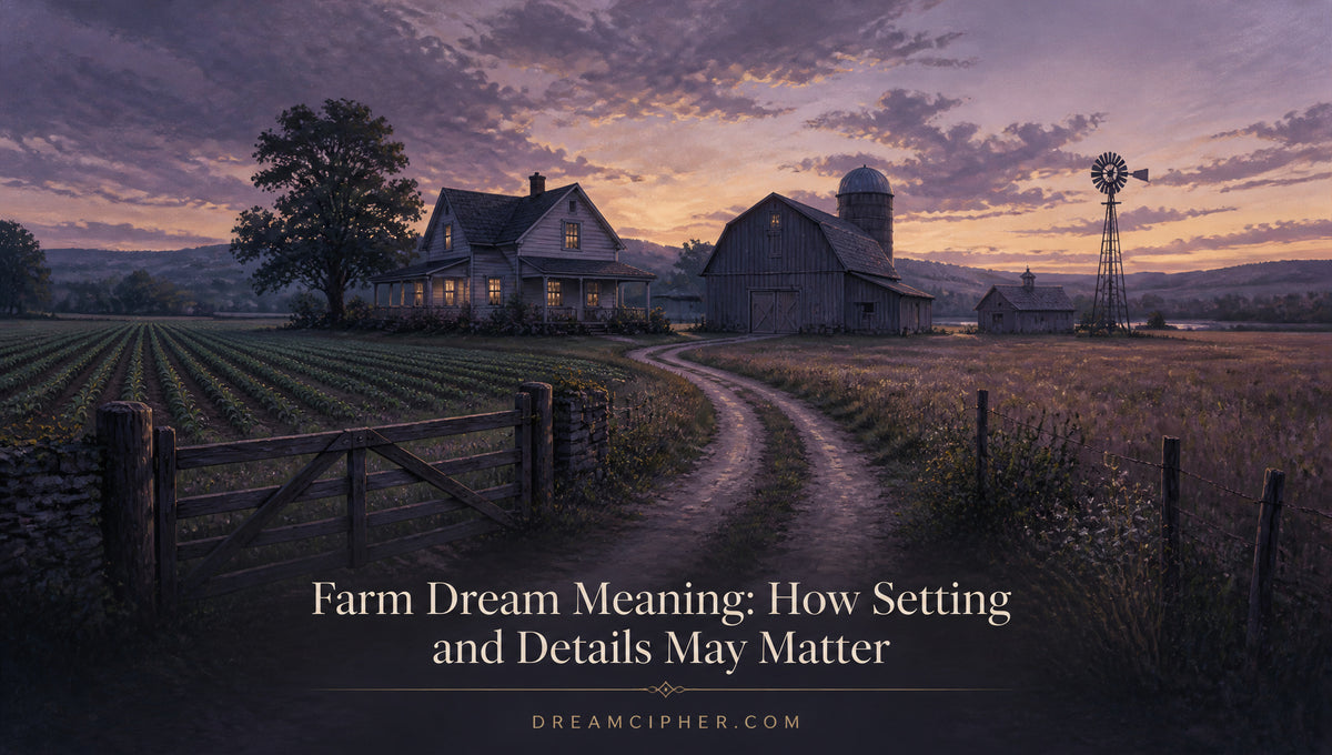 Farm Dream Meaning: How Setting and Details May Matter