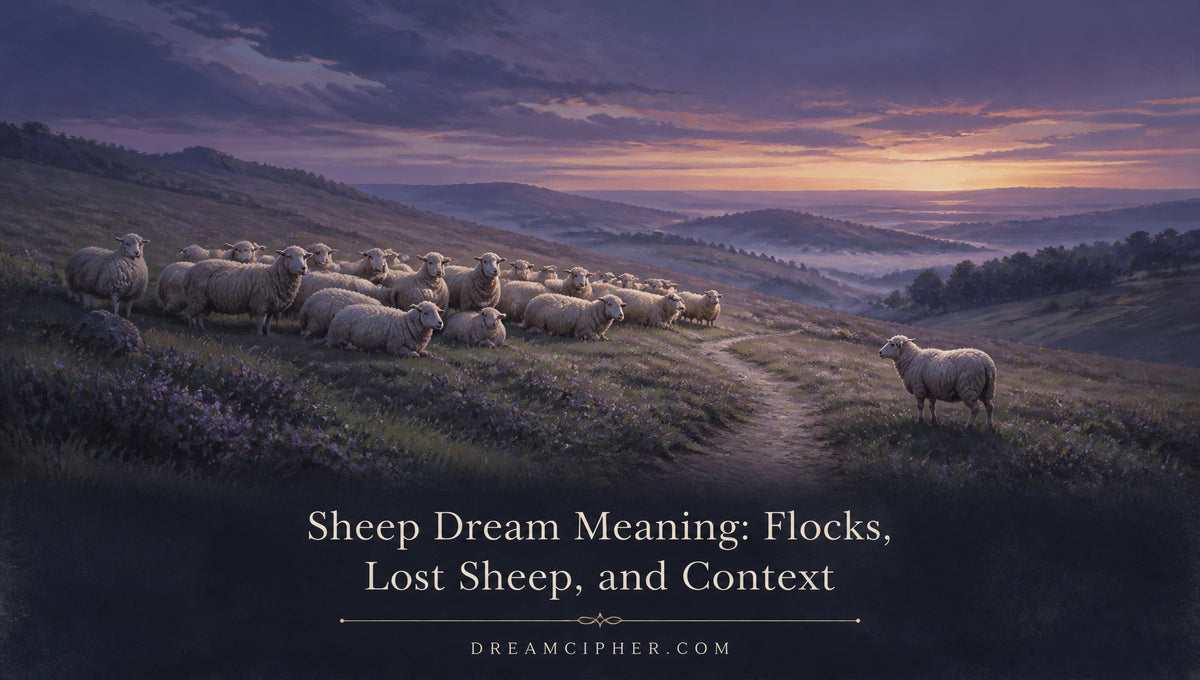 Sheep Dream Meaning: Flocks, Lost Sheep, and Context