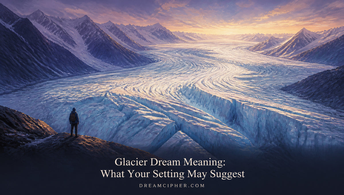 Glacier Dream Meaning: What Your Setting May Suggest