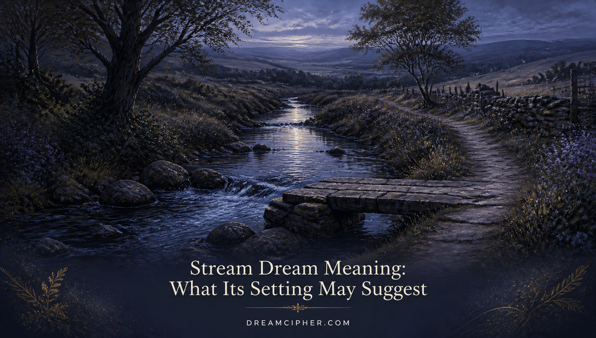Stream Dream Meaning: What Its Setting May Suggest