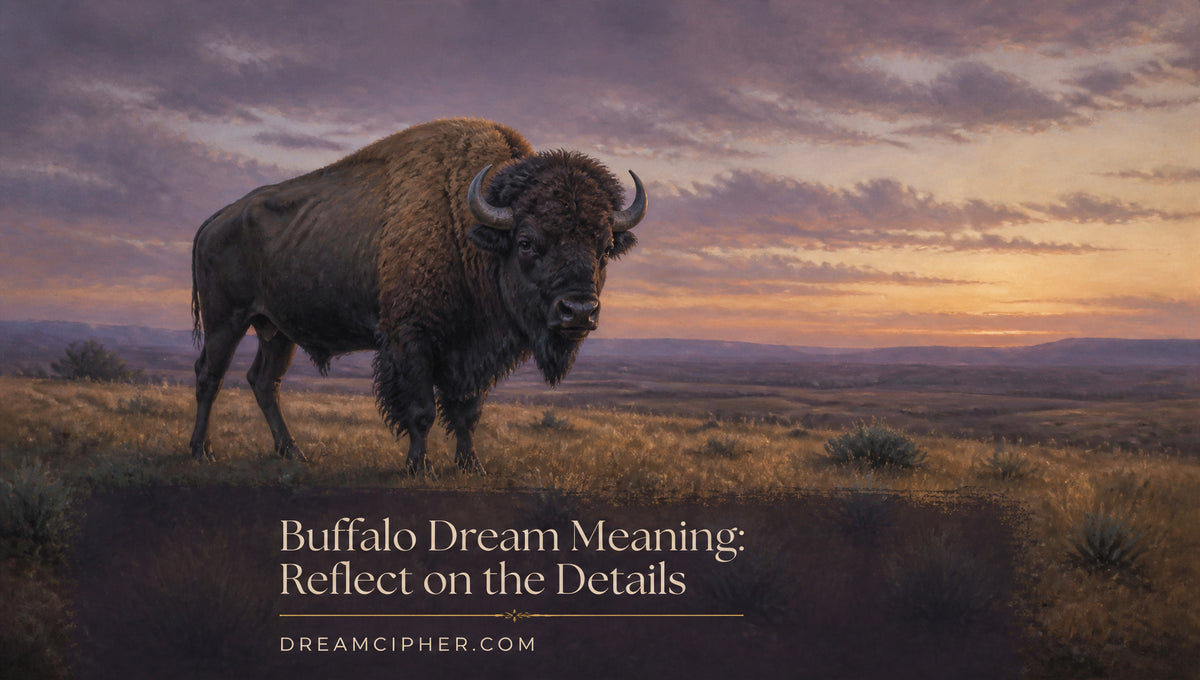 Buffalo Dream Meaning: Reflect on the Details