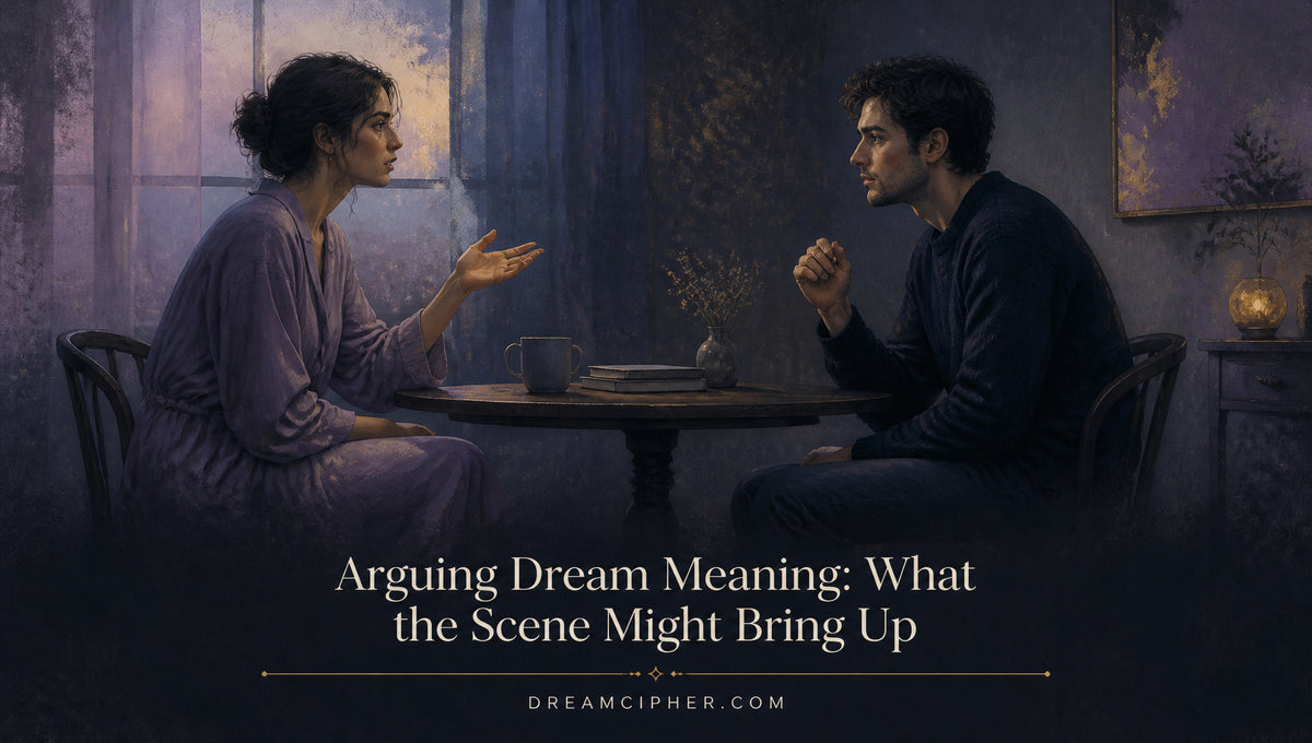 Arguing Dream Meaning: What the Scene Might Bring Up