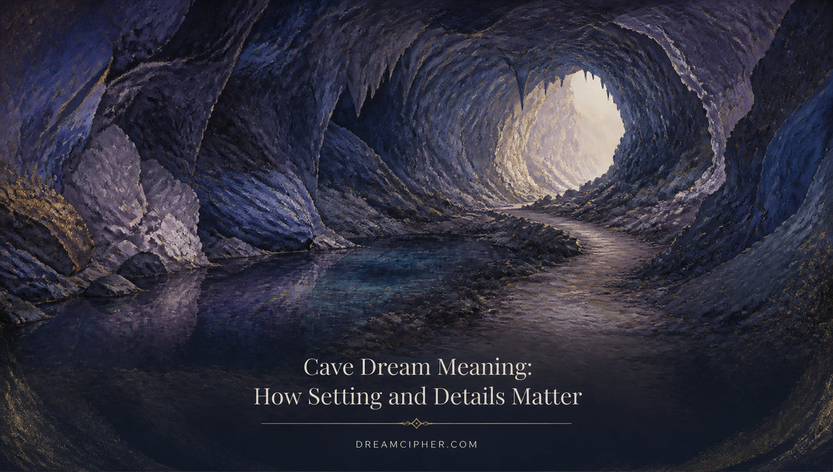 Cave Dream Meaning: How Setting and Details Matter