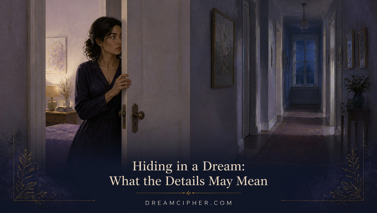 Hiding in a Dream: What the Details May Mean