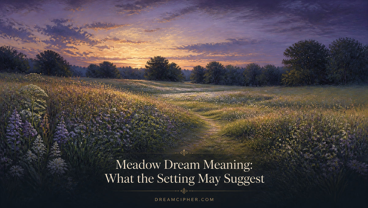 Meadow Dream Meaning: What the Setting May Suggest