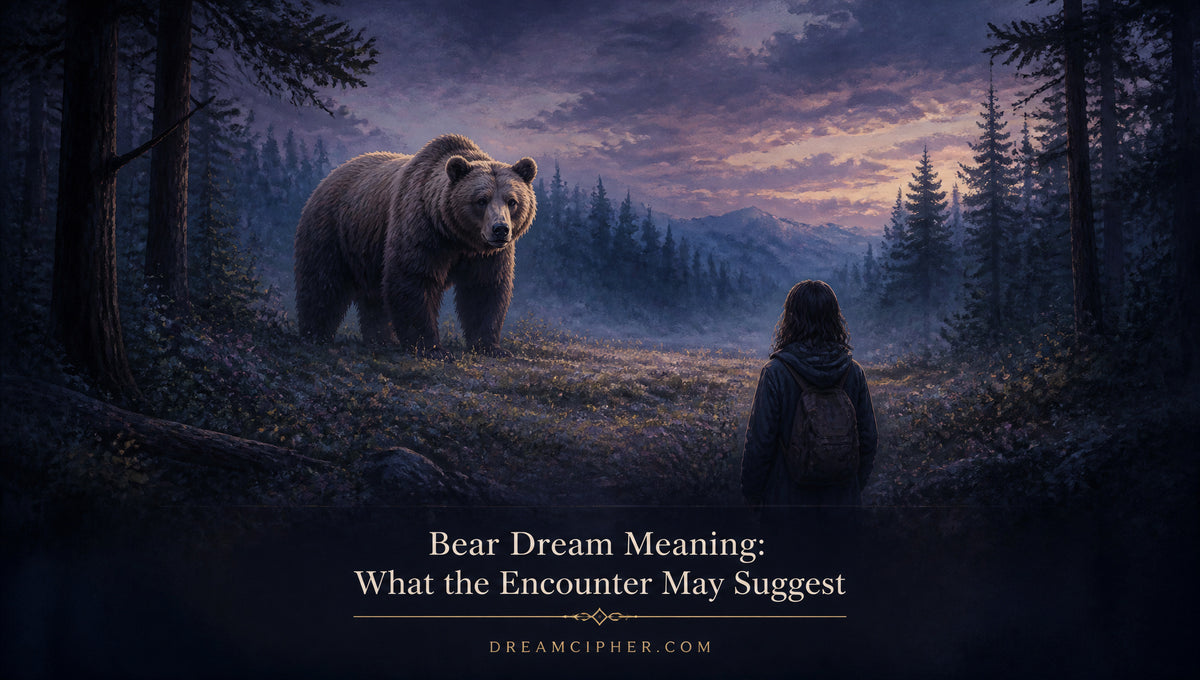 Bear Dream Meaning: What the Encounter May Suggest