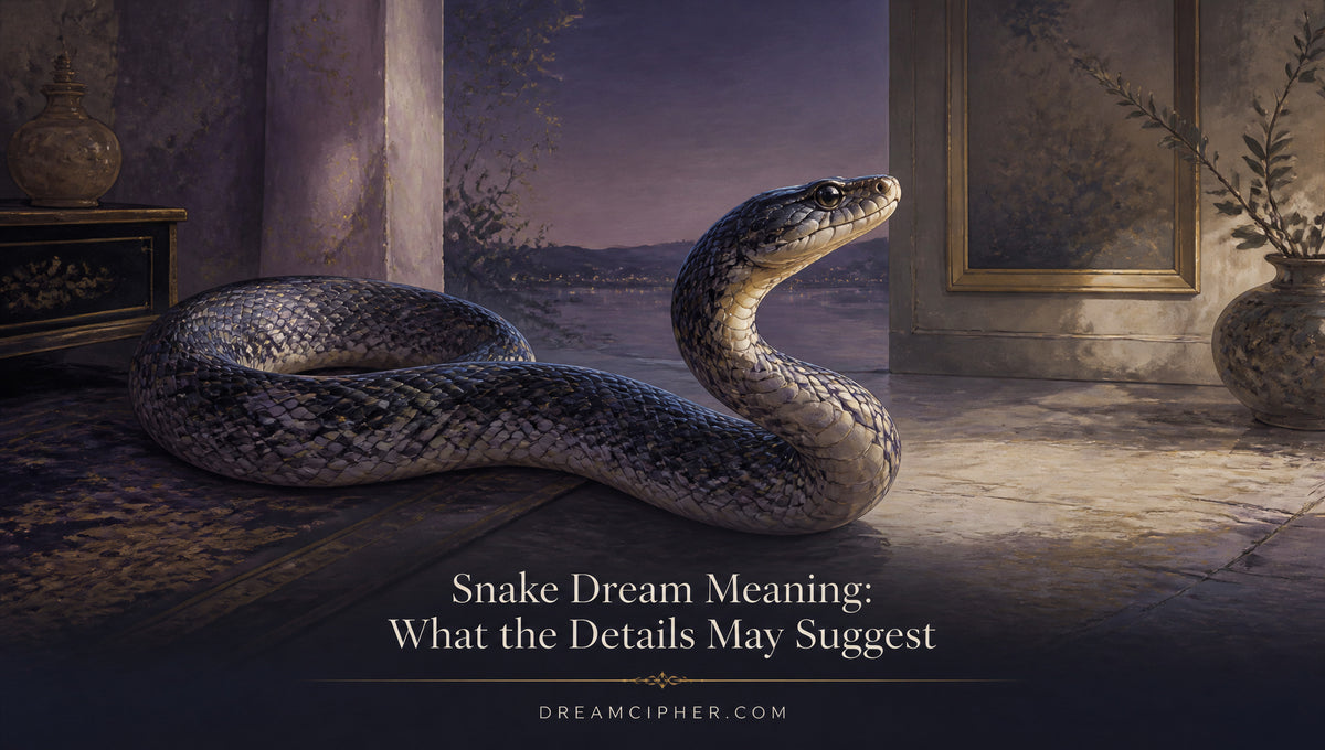 Snake Dream Meaning: What the Details May Suggest